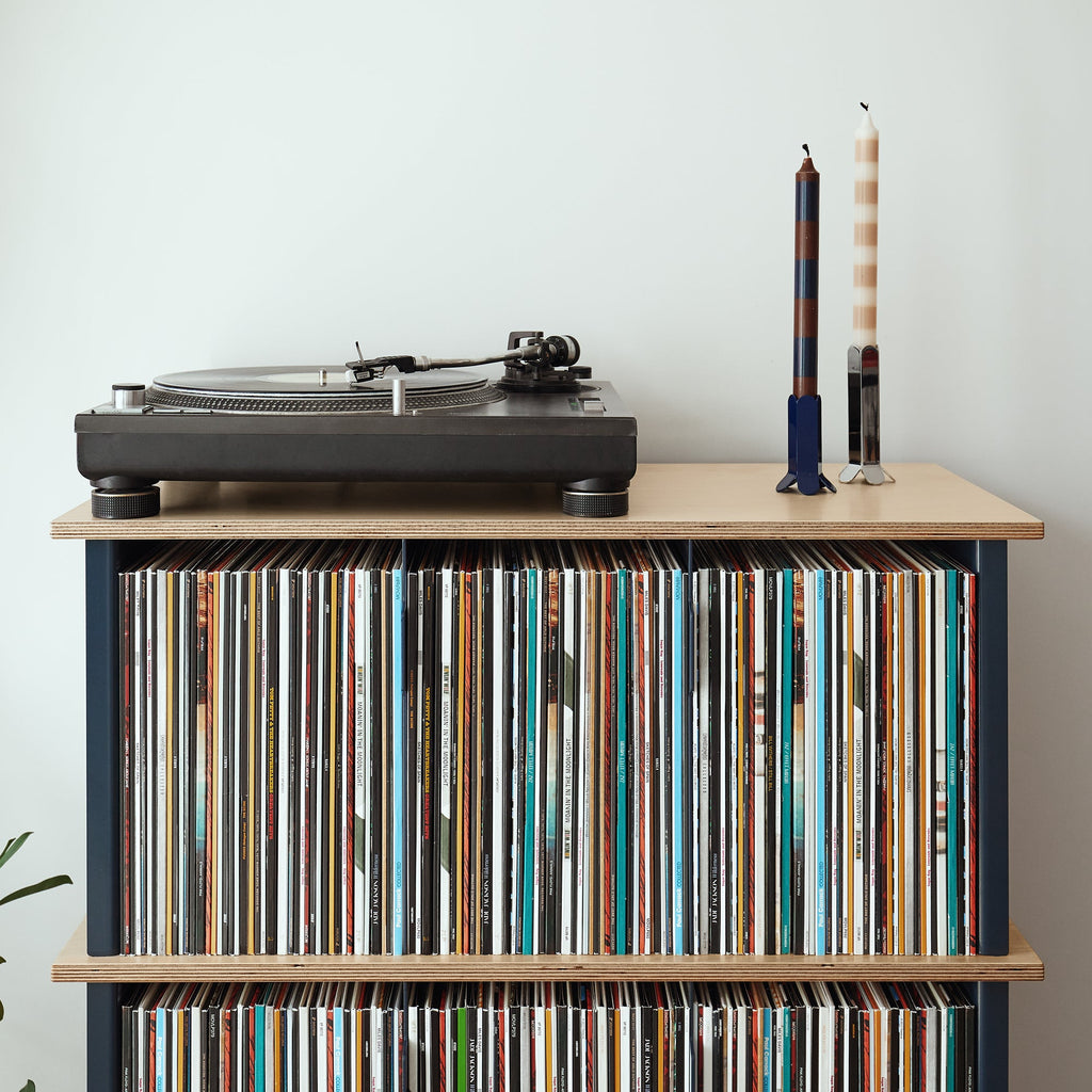 For The Record | FTR Vinyl Storage | One Additional Layer | Small - Indigo Blue