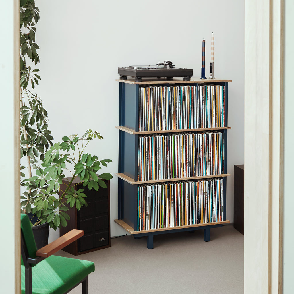 FTR Vinyl Storage | Base | Small - Indigo Blue - For the record vinyl storage